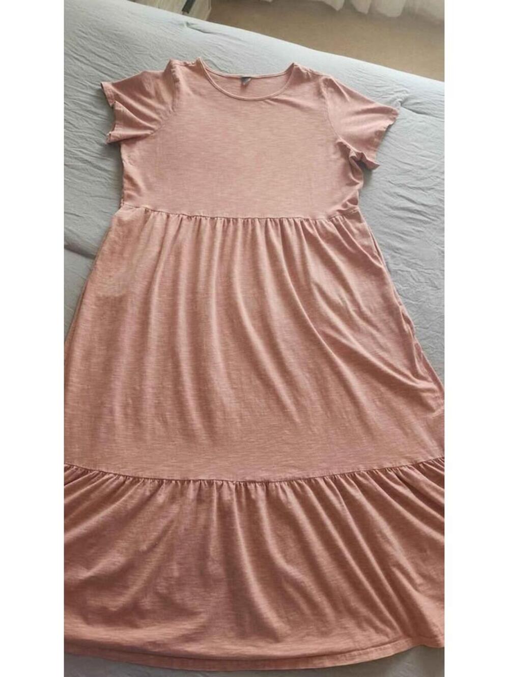 Old Navy XL Pink Cotton Stretch Dress - Very Good Condition